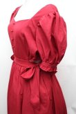 画像3: axes femme / サイドリボンワンピース F 赤 S-26-02-01-039-0-OP-TE-ZS (3)