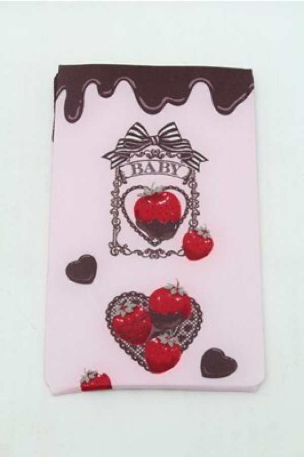 画像1: BABY,THE STARS SHINE BRIGHT / Strawberry Loves Chocolateオーバーニーソックス  ピンク S-26-02-01-004-BA-AC-AS-ZS (1)