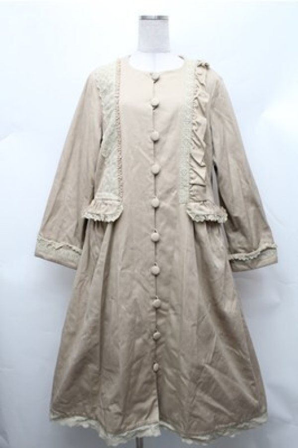 画像1: PINK HOUSE / フラーチノクロスコート  サンドベージュ S-26-02-01-045-LO-CO-AS-ZS (1)