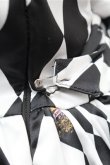 画像4: ATELIER PIERROT / Diamond Circus　 Vest One Piece  黒ｘ白 S-26-02-01-052-EL-OP-AS-ZS (4)