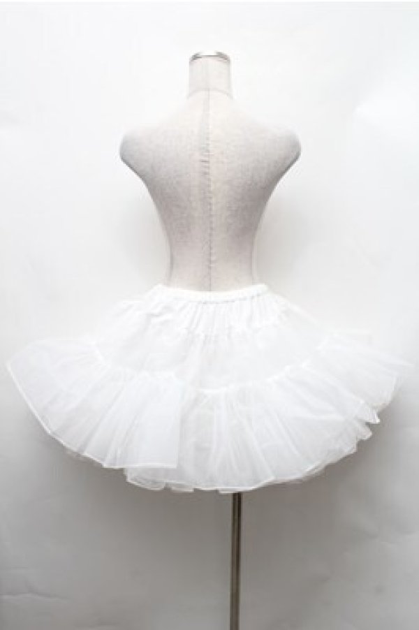 画像2: BABY,THE STARS SHINE BRIGHT / ふわふわボリュームショートパニエ  白 S-26-02-01-060-BA-SK-AS-ZS (2)