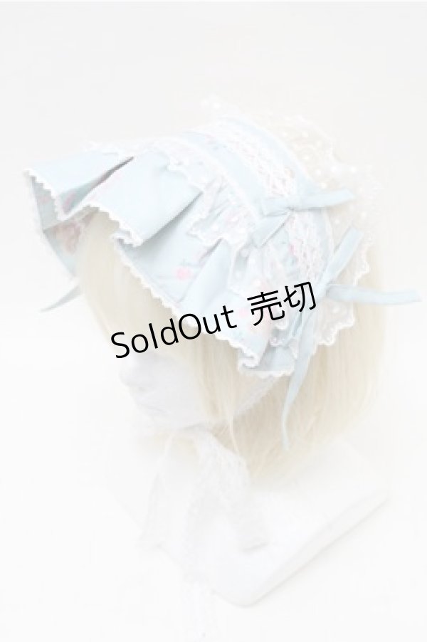 画像1: Angelic Pretty / 夢見る Tiny Bearヘッドドレス  ミント S-26-02-01-010-AP-ZA-TE-ZS (1)