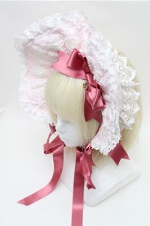 画像: BABY,THE STARS SHINE BRIGHT / エリザベスボンネット  ピンク S-26-02-01-011-BA-AC-AS-ZS