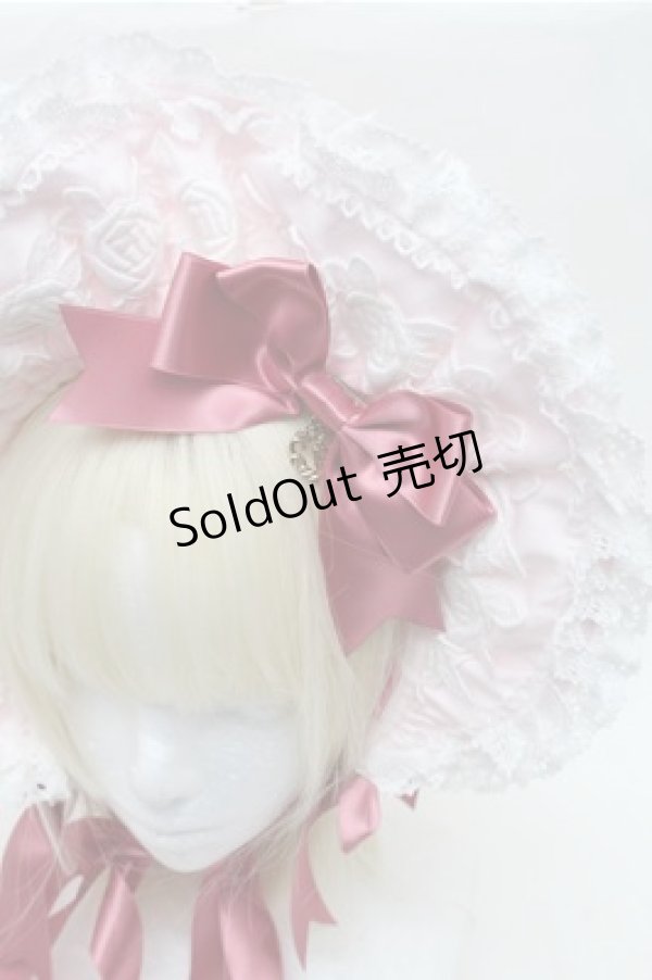 画像4: BABY,THE STARS SHINE BRIGHT / エリザベスボンネット  ピンク S-26-02-01-011-BA-AC-AS-ZS (4)