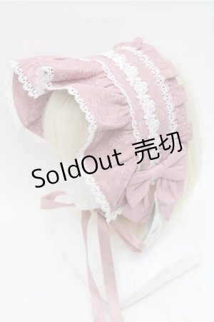 画像: axes femme kawaii / メアリーハーフボンネット  ピンク S-26-02-01-012-AX-AC-AS-ZS