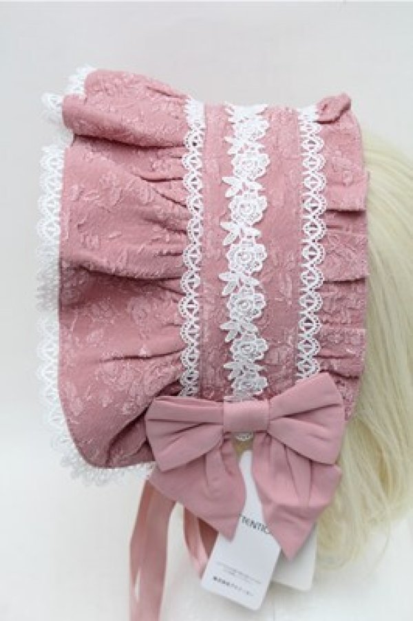 画像2: axes femme kawaii / メアリーハーフボンネット  ピンク S-26-02-01-012-AX-AC-AS-ZS (2)