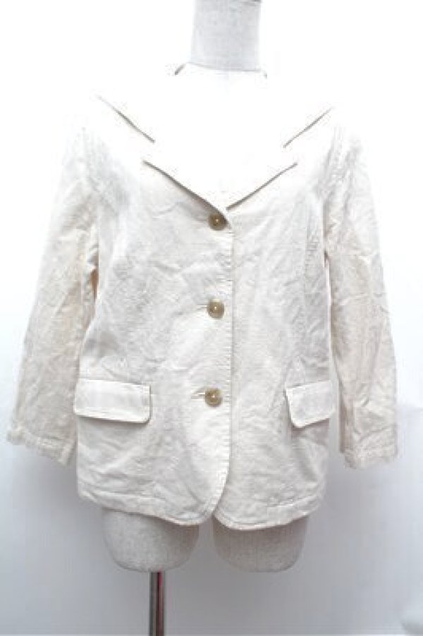 画像1: PINK HOUSE / リネンジャケット  オフ S-26-02-01-028-LO-JA-AS-ZS (1)