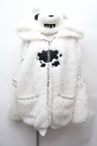 画像1: DimMoire / GLOOMY×DimMoire グル〜ミ〜ボアパーカー  白 S-26-02-04-004-0-CO-AS-ZS (1)