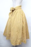 画像2: INGEBORG / フロントボタンドットスカート  イエロー S-26-02-04-043-LO-SK-HR-ZS (2)