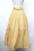 画像3: INGEBORG / フロントボタンドットスカート  イエロー S-26-02-04-043-LO-SK-HR-ZS (3)