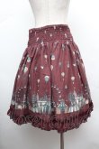 画像4: axes femme / ノスタルジックバルーン柄スカート  ワイン S-26-02-04-049-AX-SK-HR-ZS (4)