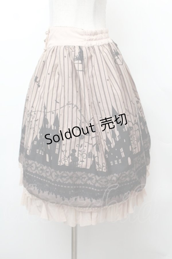 画像3: axes femme POETIQUE / ハロウィンメルヘン柄スカート  ベージュ S-26-02-04-051-AX-SK-HR-ZS (3)