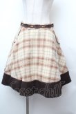画像1: axes femme / チェックスカート  キナリ S-26-02-04-055-AX-SK-HR-ZS (1)