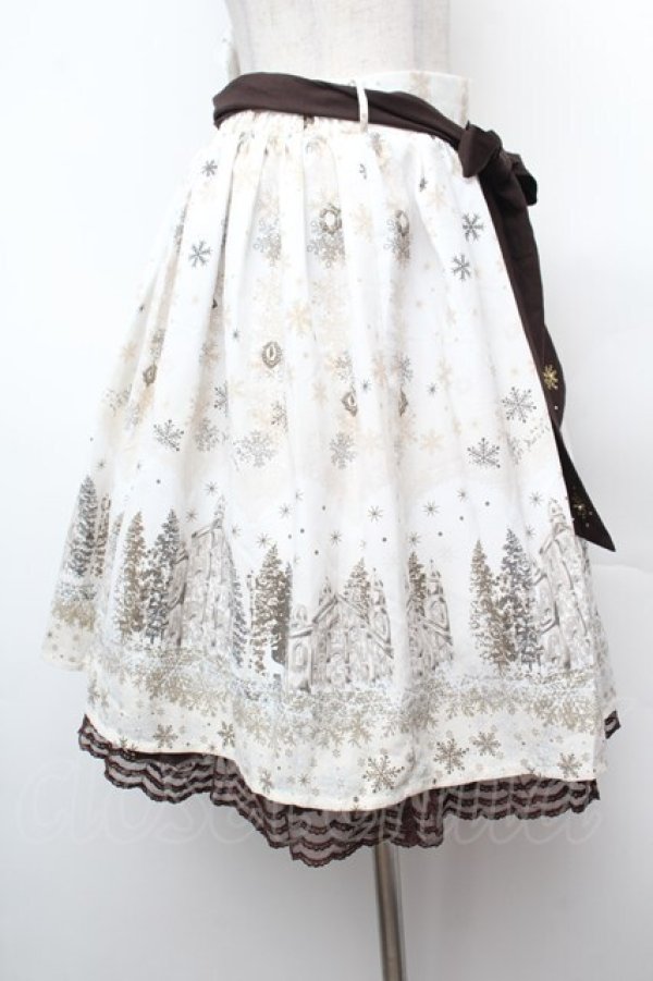 画像3: axes femme / 梯子レーススカート  ベージュ S-26-02-04-057-AX-SK-AS-ZS (3)