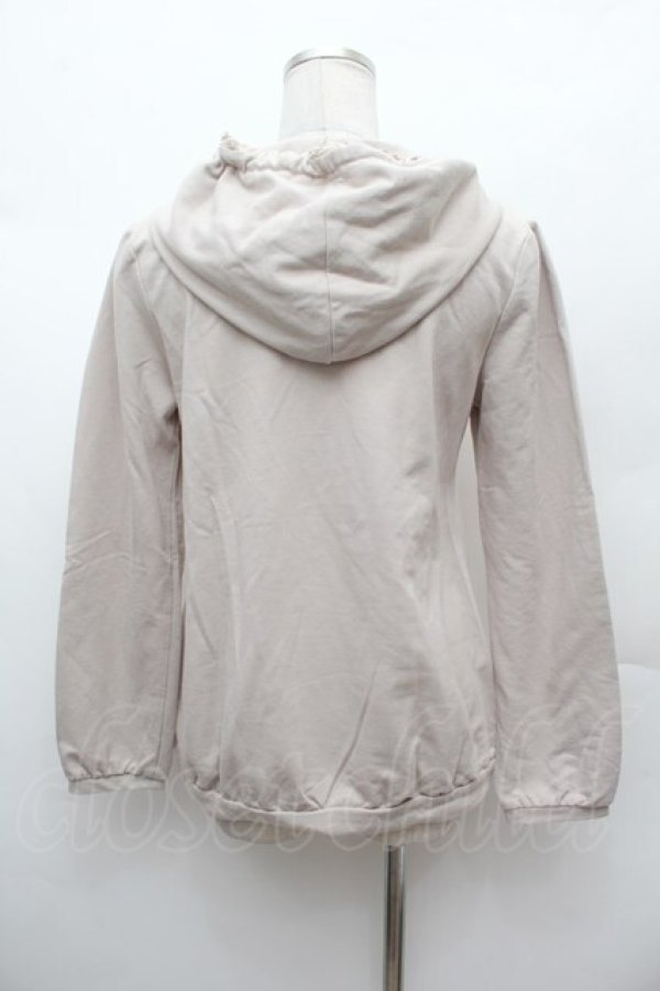 画像3: axes femme / モチーフレース使いパーカー  ベージュ S-26-02-04-006-AX-TO-AS-ZS (3)