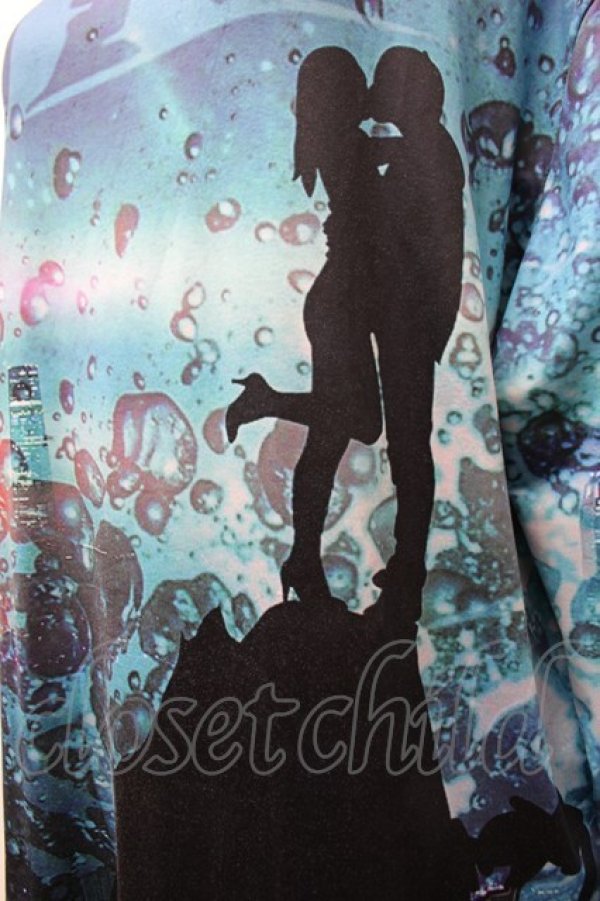 画像2: NieR Clothing / 転写ロンT F ブルー S-26-02-04-010-PU-TS-TE-ZS (2)