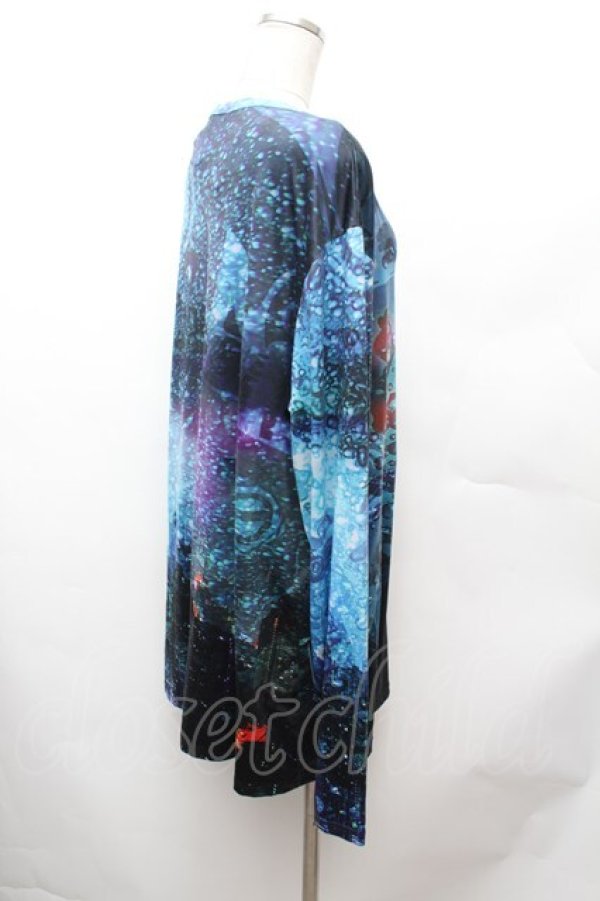 画像3: NieR Clothing / 転写ロンT F ブルー S-26-02-04-010-PU-TS-TE-ZS (3)