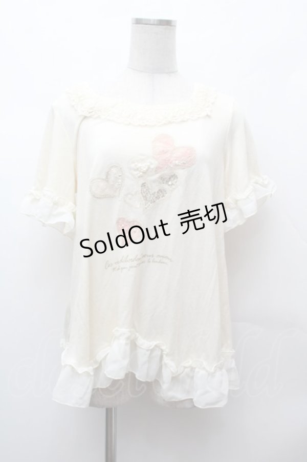 画像1: axes femme / プリントカットソー  オフ S-26-02-04-002-AX-TO-AS-ZS (1)