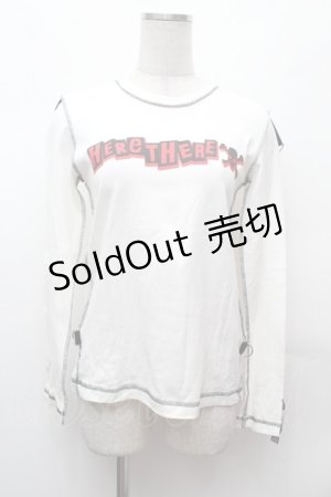 画像: PUNK / プリントカットソー  白 S-26-02-04-003-PU-TS-HR-ZS