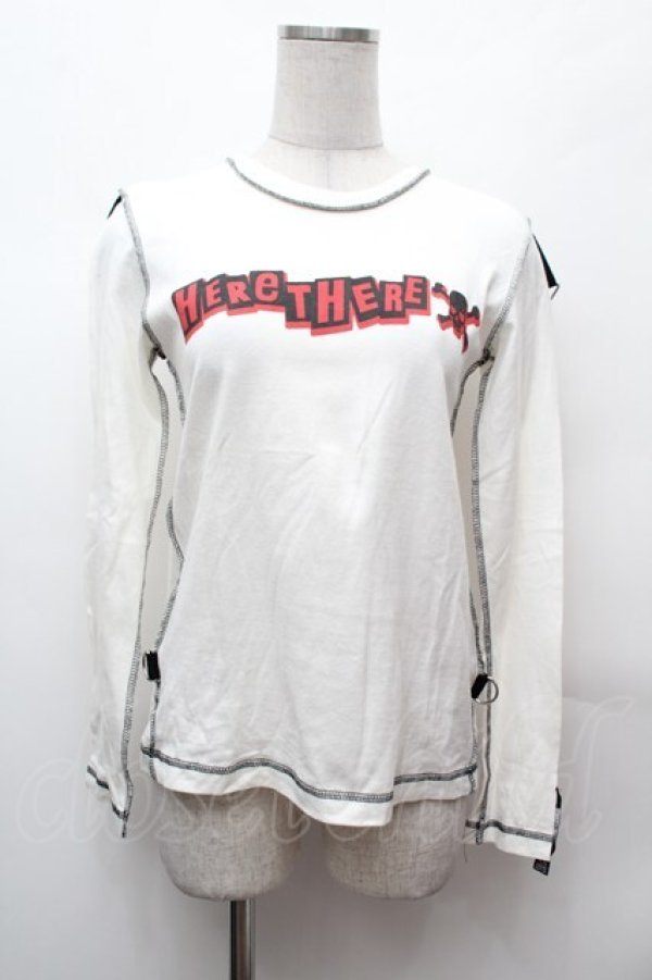 画像1: PUNK / プリントカットソー  白 S-26-02-04-003-PU-TS-HR-ZS (1)