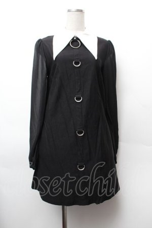 画像: KILL STAR / SCYLLA MINI DRESS XS 黒 S-26-02-05-038-SL-OP-AS-ZS