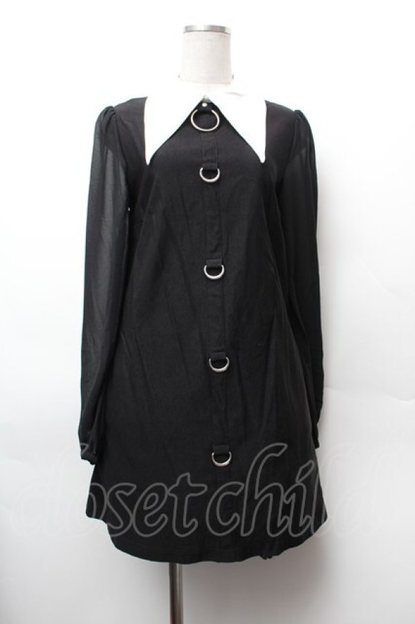 画像1: KILL STAR / SCYLLA MINI DRESS XS 黒 S-26-02-05-038-SL-OP-AS-ZS (1)