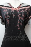 画像2: Ozz oneste / 桜刺繍チャイナワンピース  黒 S-26-02-05-039-OO-OP-AS-ZS (2)