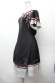 画像3: Ozz oneste / 桜刺繍チャイナワンピース  黒 S-26-02-05-039-OO-OP-AS-ZS (3)