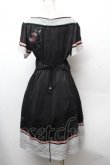画像4: Ozz oneste / 桜刺繍チャイナワンピース  黒 S-26-02-05-039-OO-OP-AS-ZS (4)