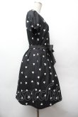 画像2: MILK / ハートワンピース  黒ｘ白 S-26-02-05-040-ML-OP-AS-ZS (2)