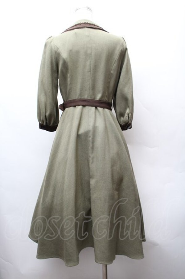 画像5: Innocent World / セレーネワンピース M ライトグリーンｘショコラ S-26-02-05-044-IW-OP-AS-ZS (5)