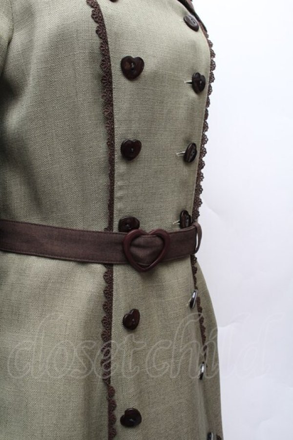 画像6: Innocent World / セレーネワンピース M ライトグリーンｘショコラ S-26-02-05-044-IW-OP-AS-ZS (6)