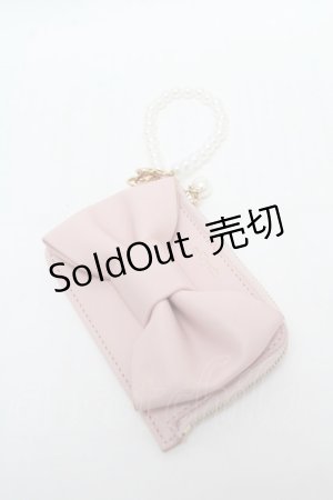画像: m petit by misako / NINA’Sコラボリボンコインケース  ピンク S-26-02-05-006-LO-ZA-AS-ZS