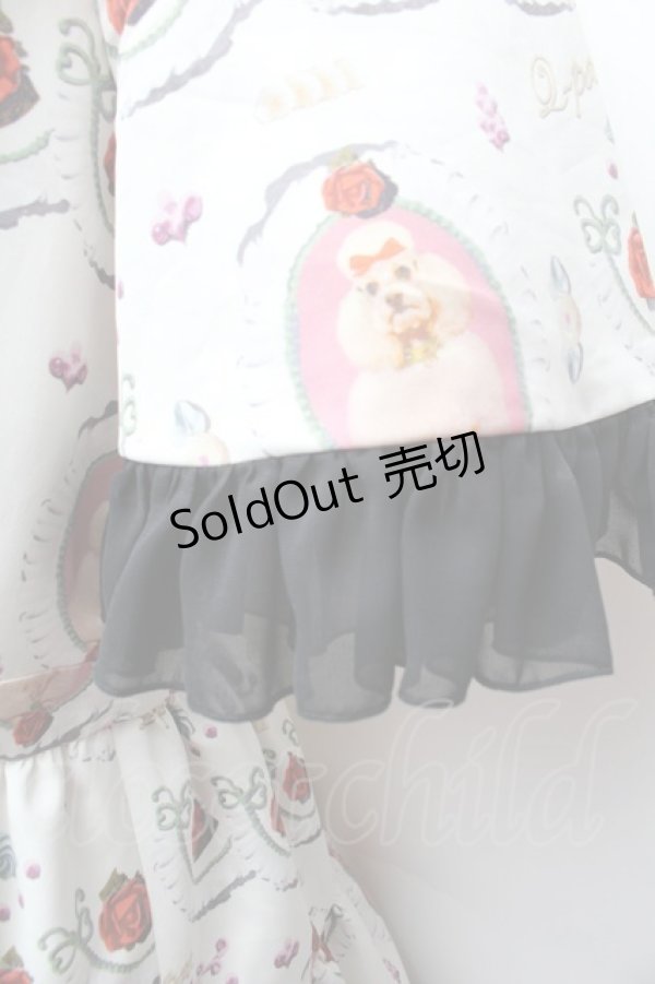 画像2: Q-pot. / プードルケーキベルスリーブドレス  オフ S-26-02-05-046-QP-OP-AS-ZS (2)