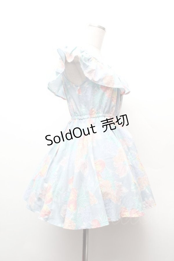 画像3: LIZ LISA / フルーツオフショルワンピース  サックス S-26-02-05-047-LO-OP-AS-ZS (3)