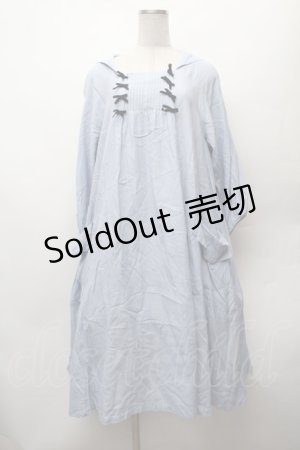 画像: Jane Marple / セーラーカラーワンピース  サックス S-26-02-05-050-JM-OP-AS-ZS