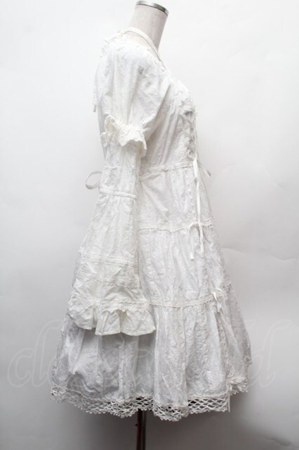 画像3: BABY,THE STARS SHINE BRIGHT / はわせドールワンピース&ヘッドドレスセット  白 S-26-02-05-051-BA-OP-AS-ZS (3)