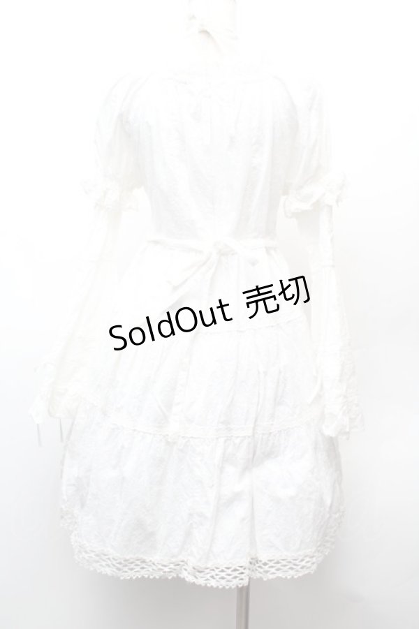 画像4: BABY,THE STARS SHINE BRIGHT / はわせドールワンピース&ヘッドドレスセット  白 S-26-02-05-051-BA-OP-AS-ZS (4)