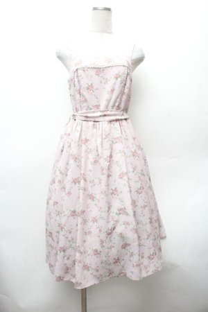 画像: axes femme kawaii / プティフルールジャンスカ  ピンク S-26-02-05-052-AX-OP-AS-ZS