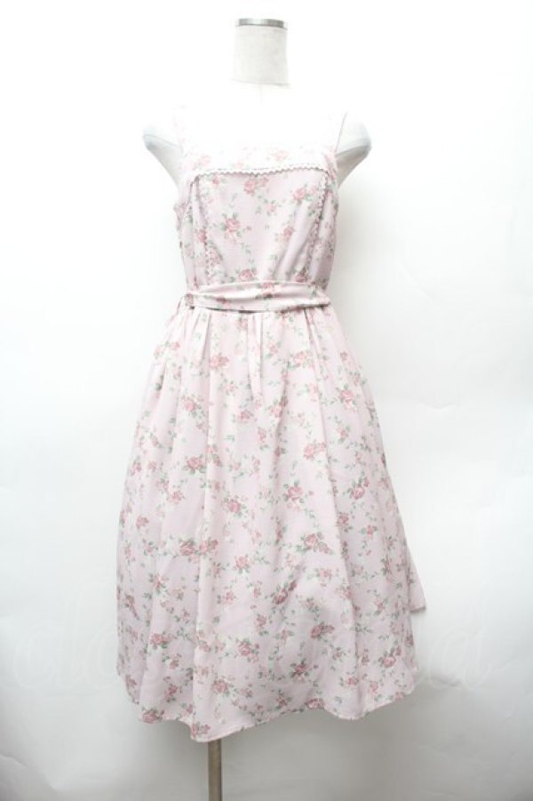 画像1: axes femme kawaii / プティフルールジャンスカ  ピンク S-26-02-05-052-AX-OP-AS-ZS (1)