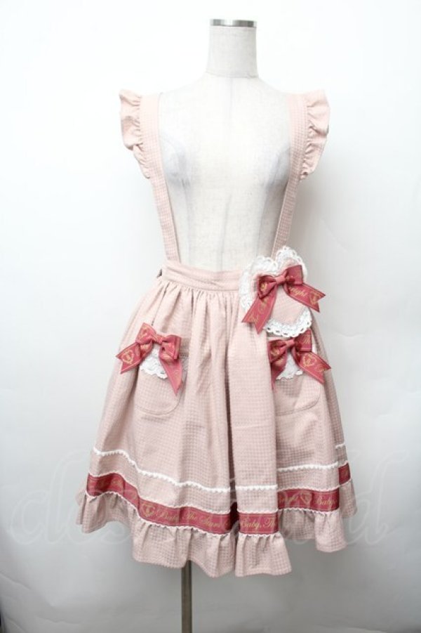 画像1: BABY,THE STARS SHINE BRIGHT / Waffle Cottonポケットスカート  ピンク S-26-02-05-055-BA-SK-AS-ZS (1)