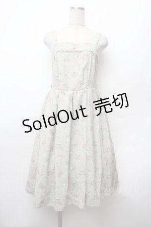 画像: axes femme kawaii / プティフルールジャンスカ  グリーン S-26-02-05-057-AX-OP-AS-ZS