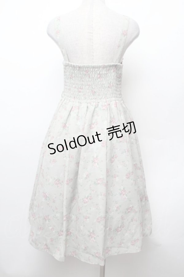 画像4: axes femme kawaii / プティフルールジャンスカ  グリーン S-26-02-05-057-AX-OP-AS-ZS (4)