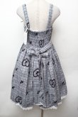 画像2: axes femme kawaii / おさんぽテリア柄ジャンスカ M グレー S-26-02-05-058-AX-OP-AS-ZS (2)