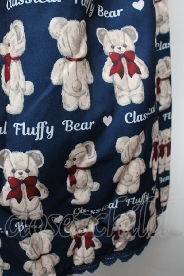 画像4: axes femme kawaii / フラッフィベアジャンスカ M 紺 S-26-02-05-059-AX-OP-AS-ZS (4)