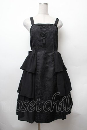 画像: axes femme kawaii / メイリンジャンパースカート  黒 S-26-02-05-061-AX-OP-AS-ZS