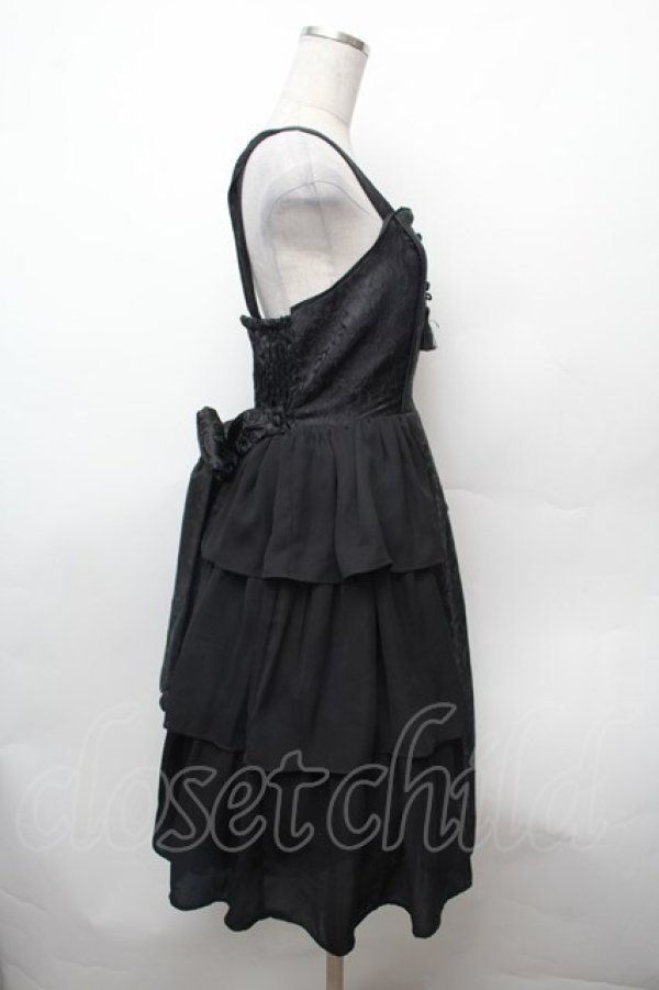 画像2: axes femme kawaii / メイリンジャンパースカート  黒 S-26-02-05-061-AX-OP-AS-ZS (2)