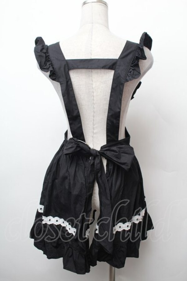 画像3: BABY,THE STARS SHINE BRIGHT / ハートエプロン  黒 S-26-02-05-063-BA-ZA-AS-ZS (3)