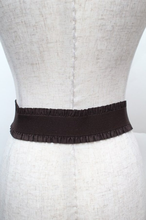 画像3: axes femme / お花×蝶モチーフゴムベルト  ブラウンｘピンク S-26-02-05-020-AX-ZA-AS-ZS (3)