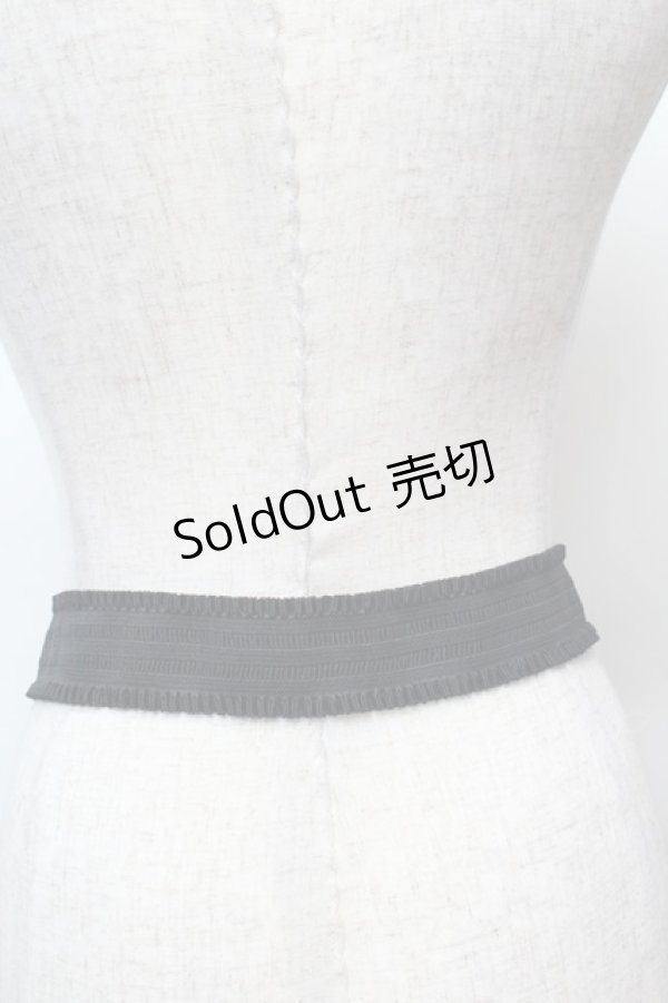 画像3: axes femme / 誕生石モチーフゴムベルト  黒 S-26-02-05-021-AX-ZA-AS-ZS (3)